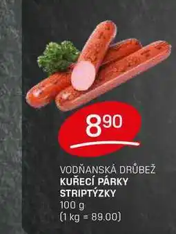 Flop KUŘECÍ PÁRKY STRIPTÝZKY 100 g nabídka