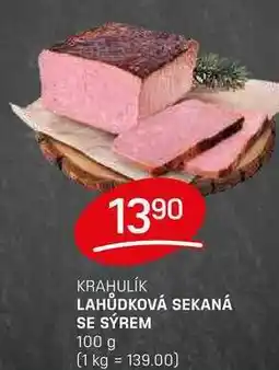 Flop LAHŮDKOVÁ SEKANÁ SE SÝREM 100 g nabídka