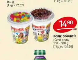 Flop BOBÍK JOGURTÍK různé druhy 106-108 g nabídka