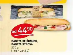 Flop BAGETA SE ŠUNKOU, BAGETA SÝROVÁ 200 g nabídka
