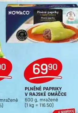 Flop PLNĚNÉ PAPRIKY V RAJSKÉ OMÁČCE 600 g nabídka