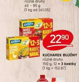 Flop KUCHAREK BUJÓNY různé druhy 150 g, 12 + 3 kostky nabídka
