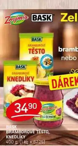 Flop BASK BRAMBOROVÉ TĚSTO, KNEDLÍKY 400 g nabídka
