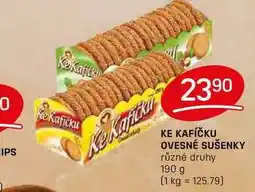 Flop KE KAFIČKU OVESNÉ SUŠENKY různé druhy 190 g nabídka