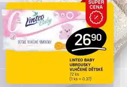 Flop LINTEO BABY UBROUSKY VLHČENÉ DĚTSKÉ 72 ks nabídka
