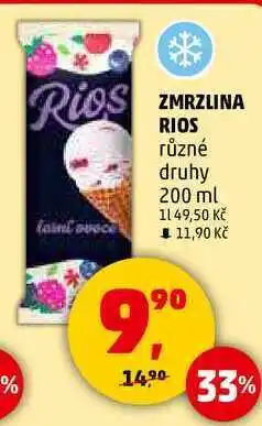 Penny Market ZMRZLINA RIOS různé druhy, 200 ml nabídka