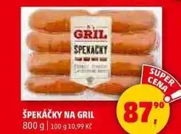 Penny Market ŠPEKÁČKY NA GRIL, 800 g nabídka