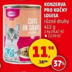 Penny Market KONZERVA PRO KOČKY LOUISA různé druhy, 415 g nabídka