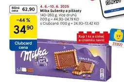 Tesco Milka Sušenky a piškoty, 140-260 g, více druhů nabídka