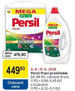 Tesco Persil Prací prostředek, 54-88 PD, vybrané druhy nabídka