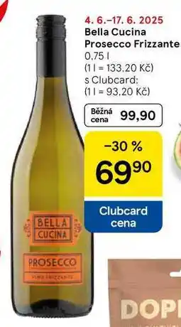 Tesco Bella Cucina Prosecco Frizzante, 0,75 l nabídka