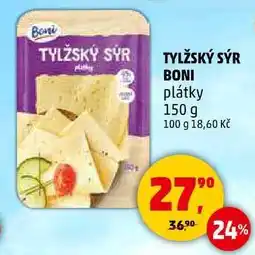Penny Market TYLŽSKÝ SÝR BONI plátky, 150 g nabídka
