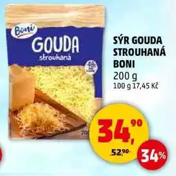 Penny Market SÝR GOUDA STROUHANÁ BONI, 200 g nabídka