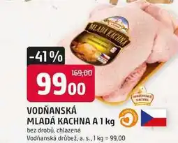 Trefa Vodňanská Kachna Mladá kachna bez drobů chlazená 1kg nabídka