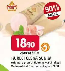 Trefa KUŘECÍ ČESKÁ ŠUNKA 100g nabídka