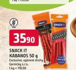 Trefa SNACK IT KABANOS 50 g nabídka