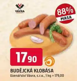 Trefa BUDĚJCKÁ KLOBÁSA 100g nabídka