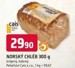 Trefa NORSKÝ CHLÉB 300 g krájený, balený nabídka