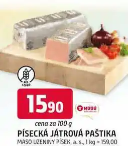 Trefa PÍSECKÁ JÁTROVÁ PAŠTIKA 100g nabídka