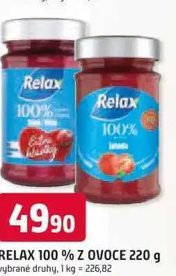 Trefa RELAX 100 % Z OVOCE 220 g nabídka