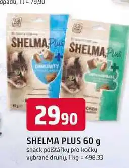 Trefa SHELMA PLUS 60 g snack polštářky pro kočky nabídka
