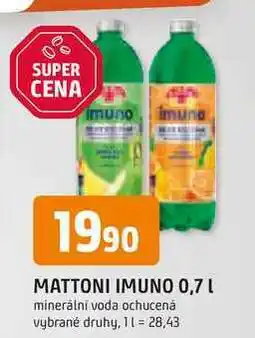 Trefa MATTONI IMUNO 0,7L nabídka