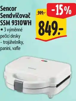 Albert Sencor Sendvičovač SSM 9310WH nabídka