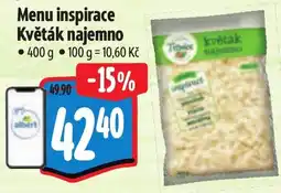 Albert Menu inspirace Květák najemno nabídka