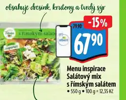Albert Menu inspirace Salátový mix s římským salátem nabídka