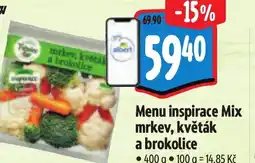 Albert Menu inspirace Mix mrkev, květák a brokolice nabídka