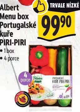 Albert Albert Menu box Portugalské kuře PIRI-PIRI nabídka