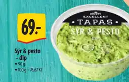 Albert Sýr & pesto - dip nabídka