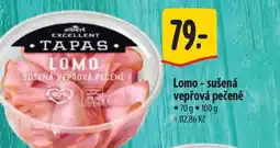Albert Lomo - sušená vepřová pečeně nabídka