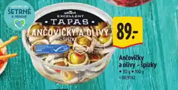 Albert Ančovičky a olivy - špízky nabídka
