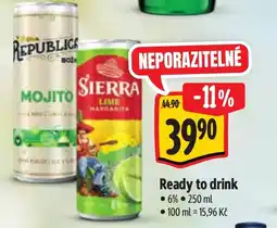 Albert Ready to drink nabídka