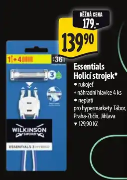 Albert Essentials Holicí strojek nabídka