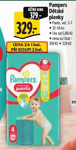 Albert Pampers Dětské plenky nabídka