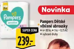 Albert Pampers Dětské vlhčené ubrousky nabídka