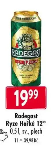 Qanto Radegast Ryze Hořká 12° nabídka