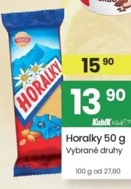 Kubík potraviny Horalky nabídka