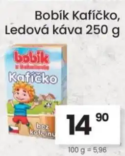 Kubík potraviny Bobík Kafíčko, Ledová káva nabídka