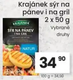 Kubík potraviny Krajánek sýr na pánev i na gril nabídka