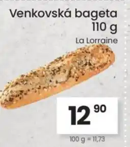 Kubík potraviny Venkovská bageta nabídka