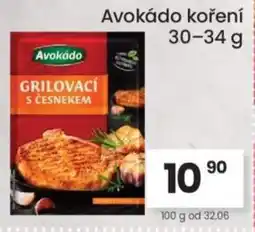 Kubík potraviny Avokádo koření nabídka