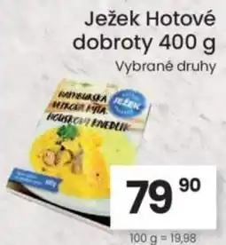 Kubík potraviny Ježek Hotové dobroty nabídka