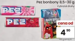 Kubík potraviny Pez bonbony nabídka