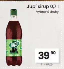 Kubík potraviny Jupí sirup nabídka