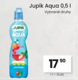 Kubík potraviny Jupík Aqua nabídka
