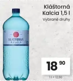 Kubík potraviny Kláštorná Kalcia nabídka
