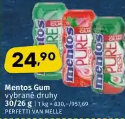 Coop Mentos Gum nabídka